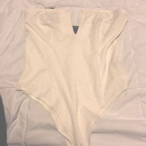 Strapless bodysuit